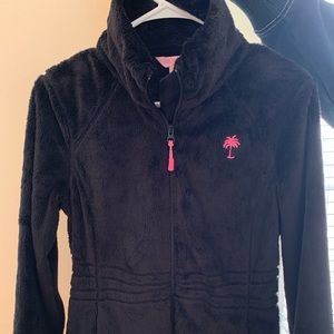 Lilly Pulitzer full coat fur jacket